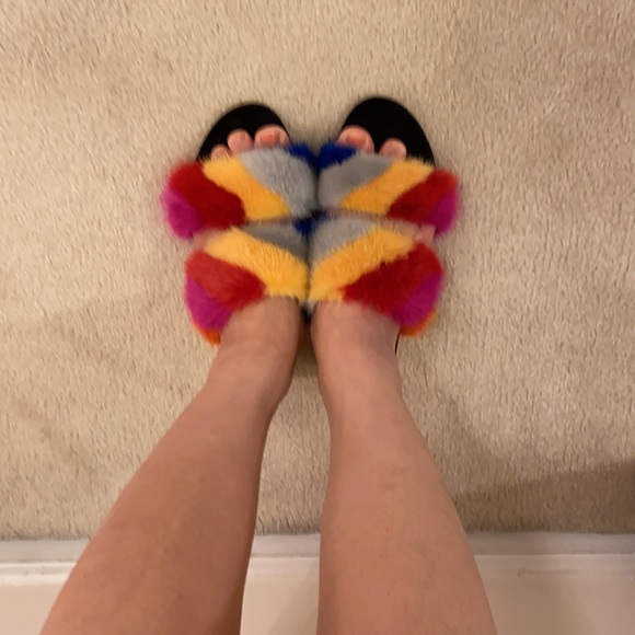 Salvatore Ferragamo belluno rainbow mink - Picture 8 of 11